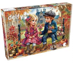 DELFY CASSE-TÊTE 1000 PIÈCES - LE TENDRE GESTE DE L'AUTOMNE #DE-24003